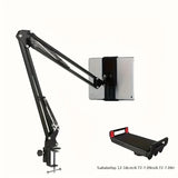 360° Boom Arm Flexi Adjustment Tablet Phone Holder Table for Desk, Broadcast, Kitchen, Bedroom