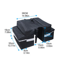 Load image into Gallery viewer, Bike Pannier Saddle Double Luggage Rack Bag Water Resistant Large Capacity with Multiple Pockets
