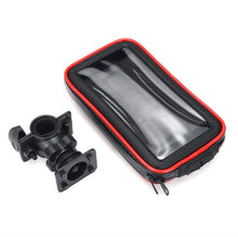 Load image into Gallery viewer, Bike Phone Holder Cell Waterproof Pouch Outdoor Motorcycle Bag Bags Sack Cellphone Cycling Support Phone Size up to 6.3&quot;
