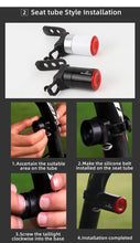 Load image into Gallery viewer, Waterproof Smart Bike Part Brake Safety Bicycle Indicator Signal Light Led Tail Light
