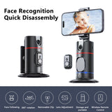 360° Rotatable Gimbal Fast Face & Object Tracking, Auto Face Tracking Tripod, Remote Control Camera, Portable All-in-one Cameraman Robot Mount for Phone Video Vlog Live Streaming with Upgraded Auto Tracking Phone Holder (P02)