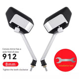 1 Pair (Left & Right) Electric Bike For Handlebars Bicycle Rearview Handlebar Mirror For Cycling