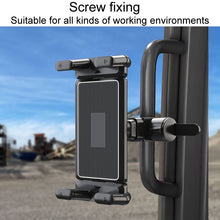 Load image into Gallery viewer, 360° Bucker Truck Off-Road Vehicle Handrail Handle Bar Phone Tablet Holder to 12.9&quot;
