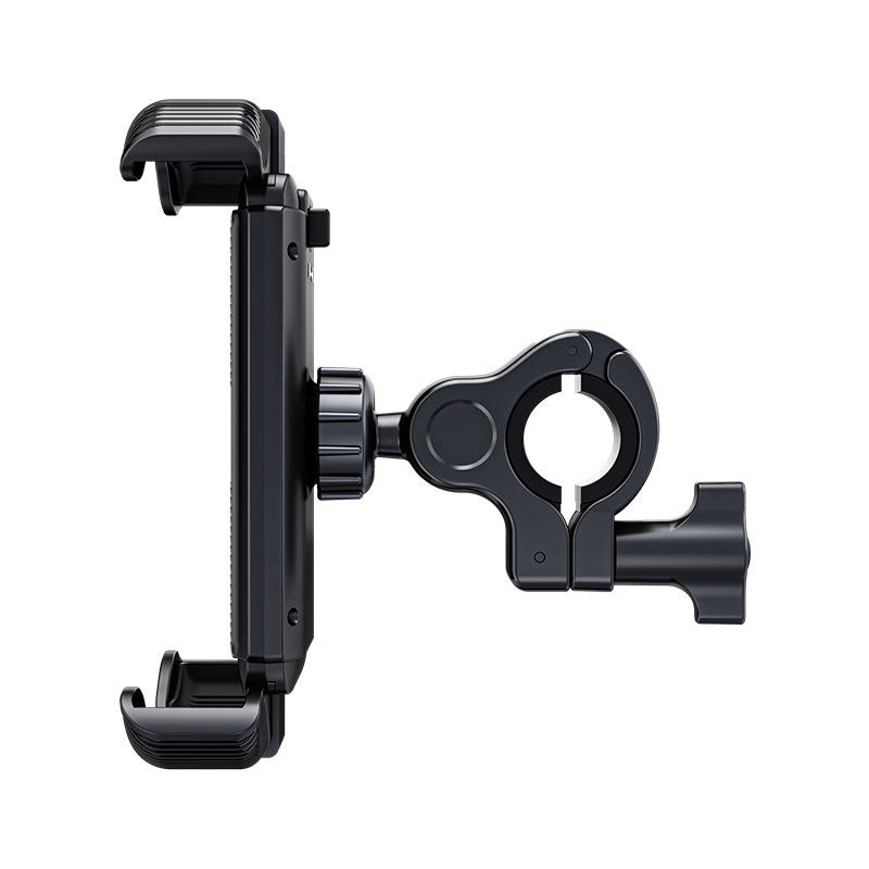 Universal Phone Mount with Secure Grip for Bicycle Scooter use in Handle Bar, Support Phone Size with Case up to 6.5"
