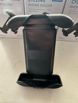 Universal Phone Mount with Secure Grip for Bicycle Scooter use in Handle Bar, Support Phone Size with Case up to 6.5"