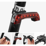 Bicycle Taillights Night Light Wireless Remote Control Warning Light Horn Waterproof Bike Lamp