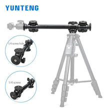 Load image into Gallery viewer, YUNTENG VCT-369 Crossbar Bracket Tripod Extension Rod 1/4 Screw Suitable for Phone Camera Live Photography 69cm
