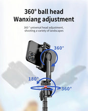 Load image into Gallery viewer, Flexible Octopus Telescopic Pole Tripod Detachable Phone Selfie Holder with Cold Shoe Mount, Bluetooth Extendable 41cm to 64cm
