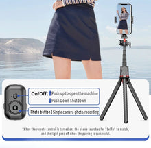 Load image into Gallery viewer, Flexible Octopus Telescopic Pole Tripod Detachable Phone Selfie Holder with Cold Shoe Mount, Bluetooth Extendable 41cm to 64cm
