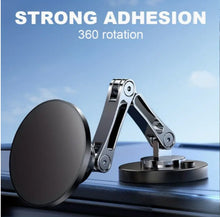 Load image into Gallery viewer, Aluminum Alloy 360° Rotatable Flexible Arm Design Magnectic Magsafe Phone Holder for Car Desktop Kitchen Strong Grip Base (Diameter 5cm)

