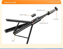 Load image into Gallery viewer, All in 1 Hidden Selfie Stick Tripod 1.82m Portable Phone Tripod Aluminum Alloy Cold Shoe Tripod
