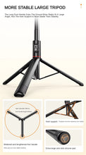 Load image into Gallery viewer, All in 1 Hidden Selfie Stick Tripod 1.82m Portable Phone Tripod Aluminum Alloy Cold Shoe Tripod
