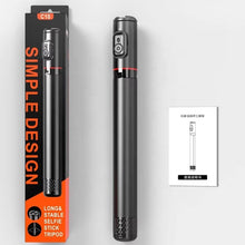 Load image into Gallery viewer, All in 1 Hidden Selfie Stick Tripod 1.82m Portable Phone Tripod Aluminum Alloy Cold Shoe Tripod
