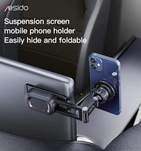 Load image into Gallery viewer, YESIDO C-155 Car Magnetic Phone Holder Center Console Suspension Screen Folding Bracket For Tesla ABS 3M Glue
