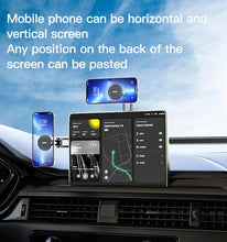 Load image into Gallery viewer, YESIDO C-155 Car Magnetic Phone Holder Center Console Suspension Screen Folding Bracket For Tesla ABS 3M Glue
