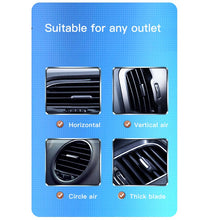 Load image into Gallery viewer, 360° Rotatable Car Air Ventilitaion Grid Phone Holder One Touch with Long Hook Clamp Anti Fall
