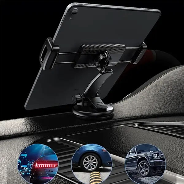 YESIDO C171 Suction Cup Mount Car Holder Dashboard Bracket for Phone and Tablet 4.7-12 Inch