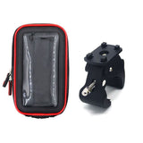 Universal 360° Rotatable Claw Clamp Motorcycle Bicycle Bike Handlebar Bags Waterproof for Touch Screen Case Up to Size 6.5"