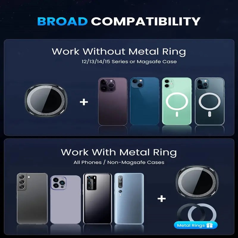 Car CD Slot Phone Holder for Car Magnetic MagSafe Charger iPhone