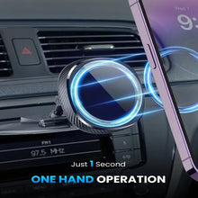 Load image into Gallery viewer, Car CD Slot Phone Holder for Car Magnetic MagSafe Charger iPhone Mount w/ CD Player Slot

