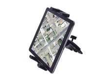 Load image into Gallery viewer, 360° Car CD Slot Phone &amp; Tablet Mount Clamp Range 12cm-24.6cm Rotatable 2.2cm Thick of Jaw to hold Phone Tablet with Case
