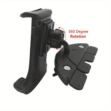 Load image into Gallery viewer, Car CD Slot Mount for Phone Tablet Holder with Expandable Width up to Size 11 Inch with 360° Rotatable Compatible with Samsung Galaxy Z Fold
