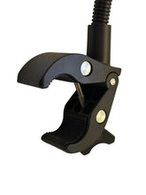 Load image into Gallery viewer, 360° Gooseneck Flexible Angle Phone Tablet Clamp Mount Support up to 12.9" for Pram Treadmill Bike 50cm
