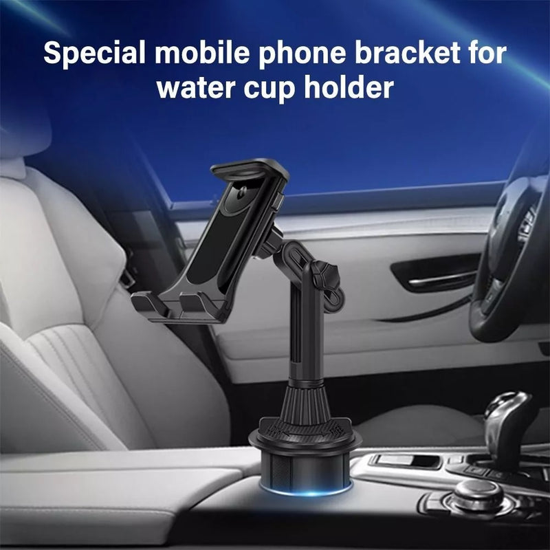 Universal 360° Adjustable Flexi Angle Arm Design Car Cup Holder for Phone & Tablet Compatible for Size 4.7"-13.0" Inch