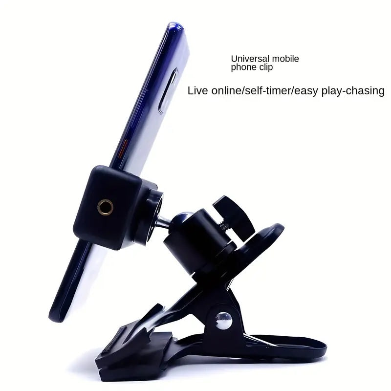 Universal Compatibility Stable Grip for Guitar Head Clip 360° Spin & Can Use for Others Clamp