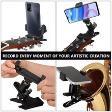 Load image into Gallery viewer, Universal Compatibility Stable Grip for Guitar Head Clip 360° Spin &amp; Can Use for Others Clamp
