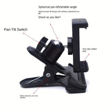 Universal Compatibility Stable Grip for Guitar Head Clip 360° Spin & Can Use for Others Clamp