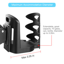 Load image into Gallery viewer, Universal 360° Rotatable Claw Clamp Handlebar Cup Holder Rack Cage Universal For Wheelchair Walker Rollator Bicycle Stroller Treadmill
