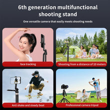 Load image into Gallery viewer, Selfie Stick 3-in-1 Gimbal Stabilizer Telescoping AI Face Recognition 180cm Multi-Function
