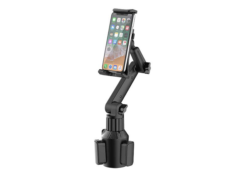 MAILUZHE 360°Adjustable Mount Car Cup Holder Adjustable Angle Gooseneck Shockproof Stand for Phone & Tablet upto 13" Inch