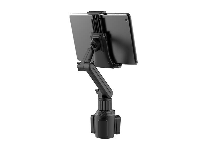 MAILUZHE 360°Adjustable Mount Car Cup Holder Adjustable Angle Gooseneck Shockproof Stand for Phone & Tablet upto 13" Inch