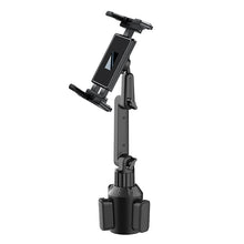 Load image into Gallery viewer, MAILUZHE Universal Cup Holder 360° Rotatable Felxible Arm Height up to 42cm Expandable Base for Phone Tablet upto 4 inch-13 inch
