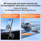 360° Rotatable Aluminum Air Vent Car Phone Holder Support Magnetic & Magsafe with Flexible Expansion Arm