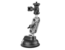 Load image into Gallery viewer, 360° Universal Rotatable with Flexible Robotic Arms Windshield Camera Mount Adjustable Suction Cup 1/4&quot; for GoPro Insta360 DJI Action
