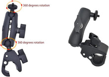 Load image into Gallery viewer, Universal 1/4&quot; Handlebar Clamp Mount for Motorcyle Bicycle for Sport/Mini Camera/GoPro/with Ball Head
