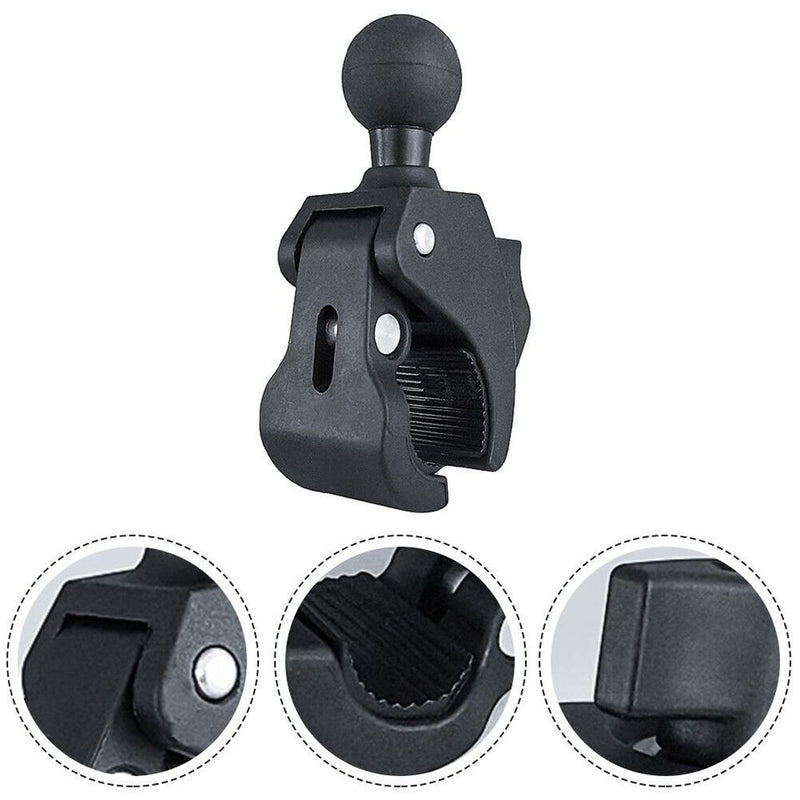 Universal 1/4" Handlebar Clamp Mount for Motorcyle Bicycle for Sport/Mini Camera/GoPro/with Ball Head