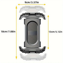 Load image into Gallery viewer, Universal Phone Holder 4 Claw Stong Clamping Design Handlebar Phone Mount, for Phone Size up to 7” for Bicycles, Bikes, Scooters, Treadmill &amp; etc
