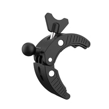 Load image into Gallery viewer, Universal Phone Holder 4 Claw Stong Clamping Design Handlebar Phone Mount, for Phone Size up to 7” for Bicycles, Bikes, Scooters, Treadmill &amp; etc
