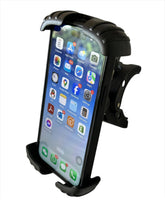 Load image into Gallery viewer, Universal Phone Holder 4 Claw Stong Clamping Design Handlebar Phone Mount, for Phone Size up to 7” for Bicycles, Bikes, Scooters, Treadmill &amp; etc
