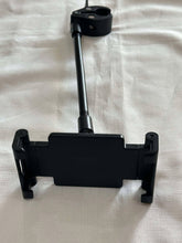 Load image into Gallery viewer, Flexible Gooseneck Phone Mount Gym Bicycle Spin Bike Tablet Holder for Phone Tablet up to Size 13 Inches
