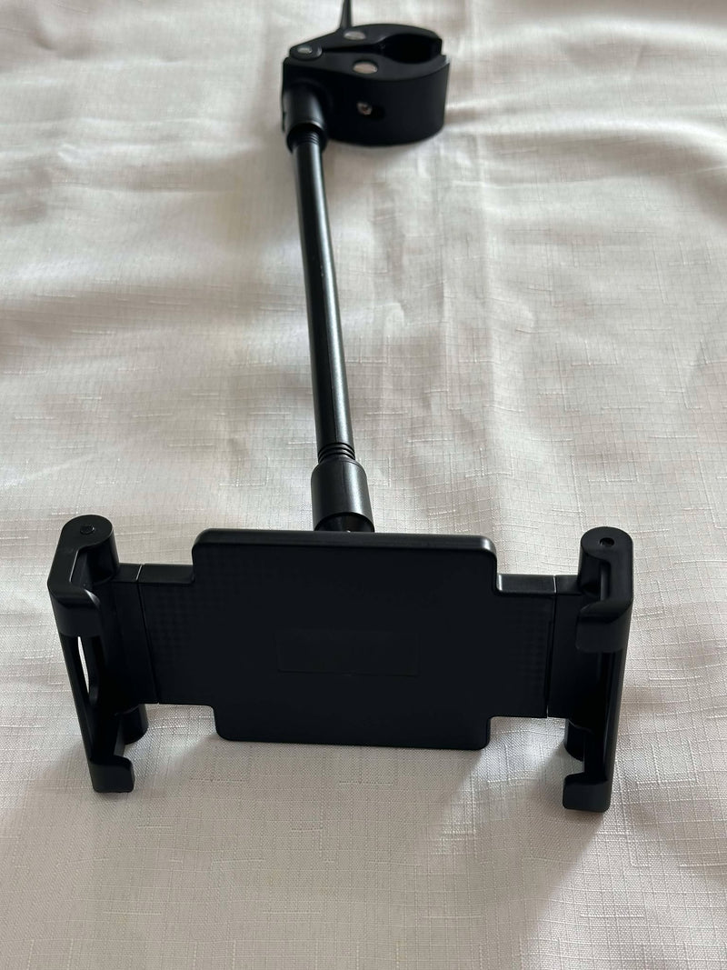 Flexible Gooseneck Phone Mount Gym Bicycle Spin Bike Tablet Holder for Phone Tablet up to Size 13 Inches