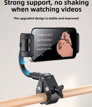 Load image into Gallery viewer, Flexible Gooseneck Phone Mount Gym Bicycle Spin Bike Tablet Holder for Phone Tablet up to Size 13 Inches

