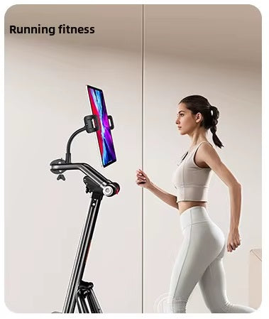 Flexible Gooseneck Phone Mount Gym Bicycle Spin Bike Tablet Holder for Phone Tablet up to Size 13 Inches