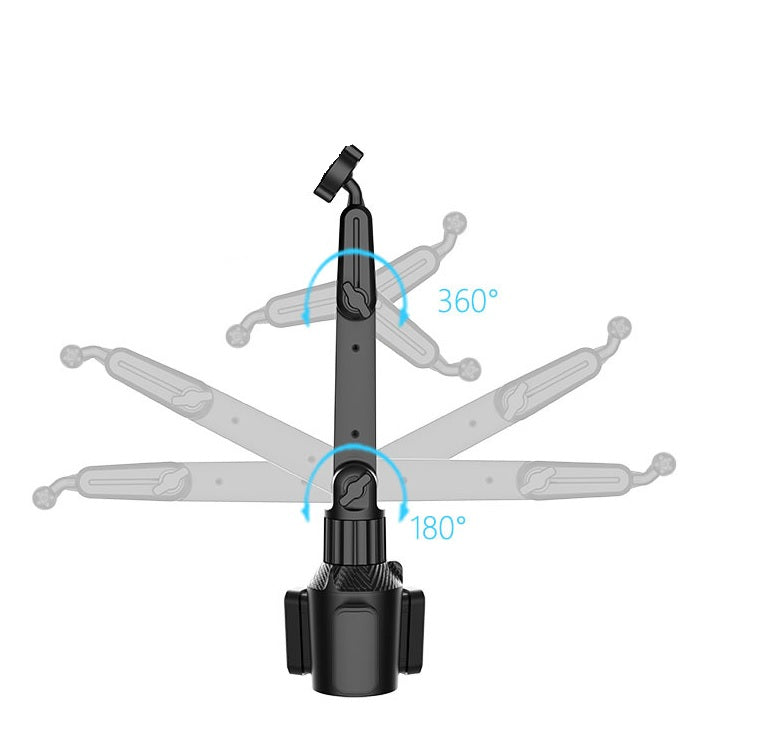 Wireless 15W Qi Fast Charging Automatic Auto Adjustment Clamping Car Cup Phone Holder Mount Support up to 7.5"Inch