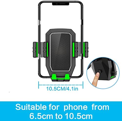 MAILUZHE Heavy Duty Telescopic Car Mount Phone Holder Extra Long (43cm) Flexible Arm for Dash & Windscreen