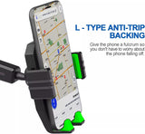 MAILUZHE Heavy Duty Telescopic Car Mount Phone Holder Extra Long (43cm) Flexible Arm for Dash & Windscreen